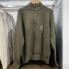 Japanese men's and women's clothing 24 Autumn/winter Souffle semi-zipper knitted sweater Soft pullover Long-sleeved sweater 469473 details Picture